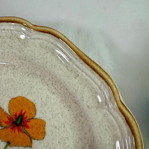 Mikasa Garden Club VTG Petunias EC 401 Set of 2 Salad Dessert Plates 8" Diameter - Picture 3 of 7